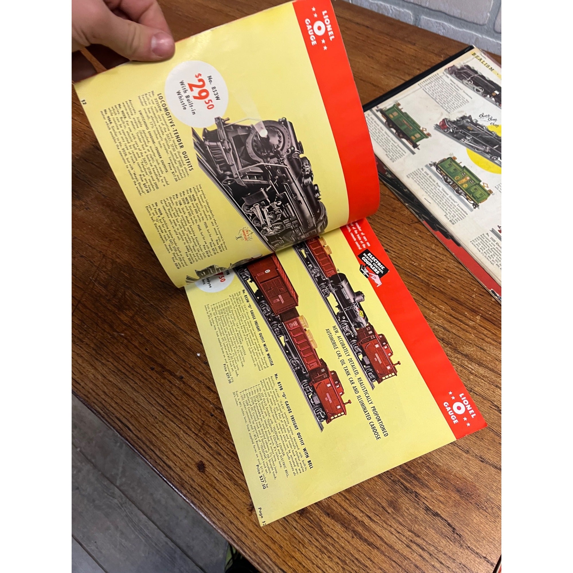 Original Lionel Electric Train Consumer Catalogs 1934, 1937, 1939, 1941, 1942