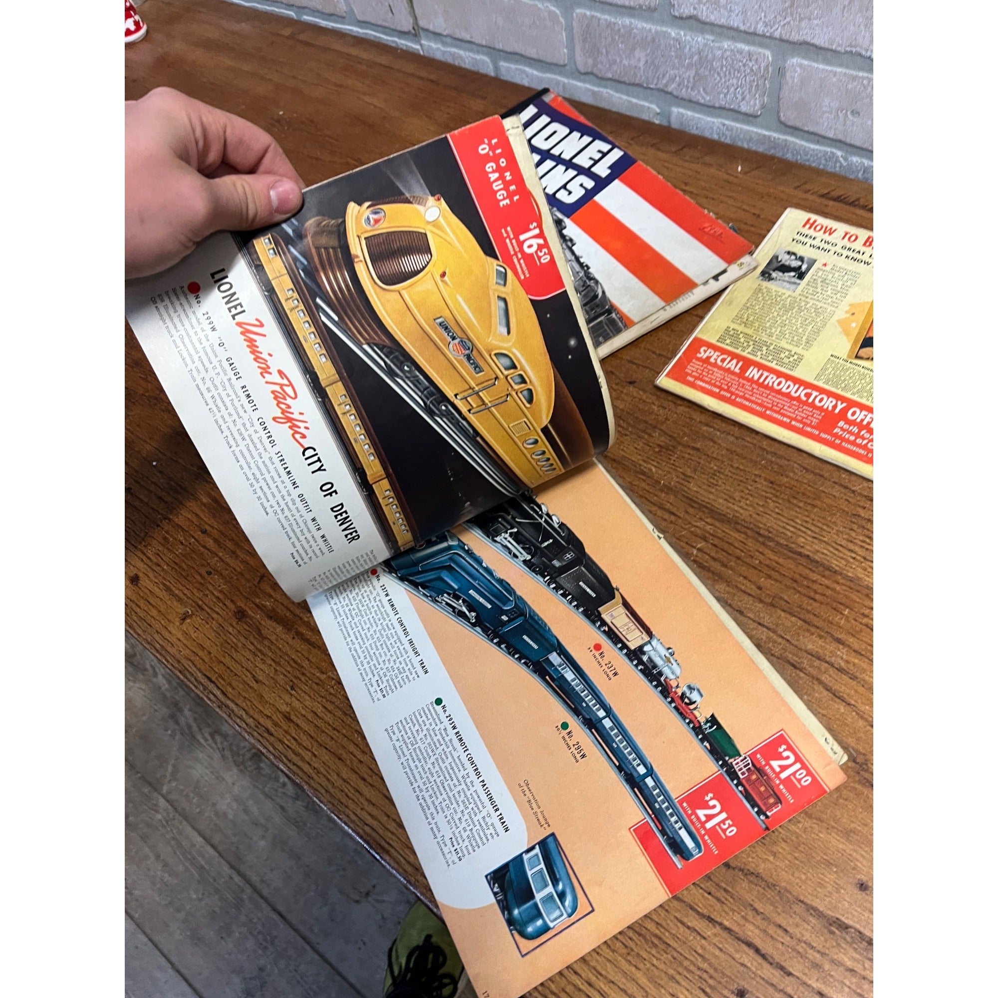 Original Lionel Electric Train Consumer Catalogs 1934, 1937, 1939, 1941, 1942