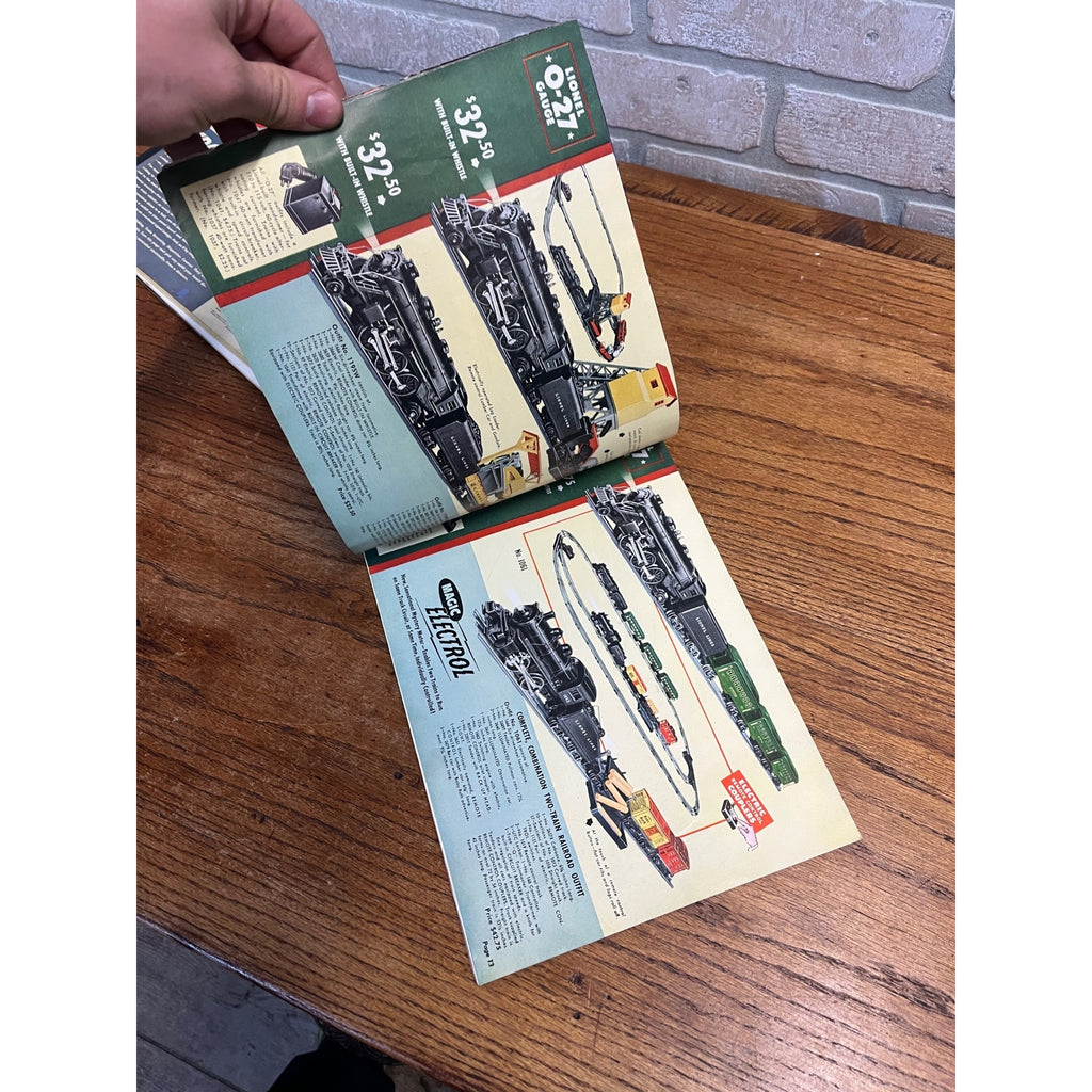 Original Lionel Electric Train Consumer Catalogs 1934, 1937, 1939, 1941, 1942