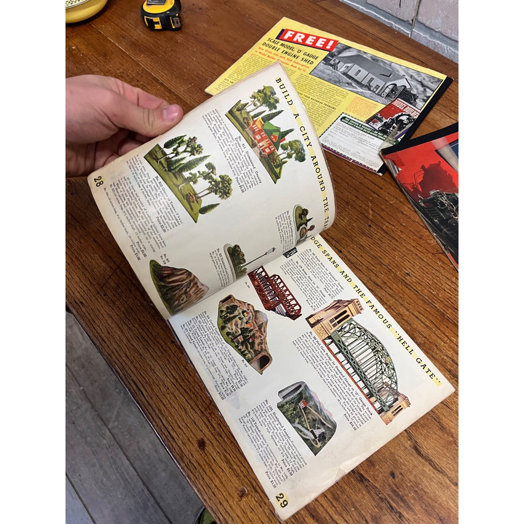 Original Lionel Electric Train Consumer Catalogs 1934, 1937, 1939, 1941, 1942
