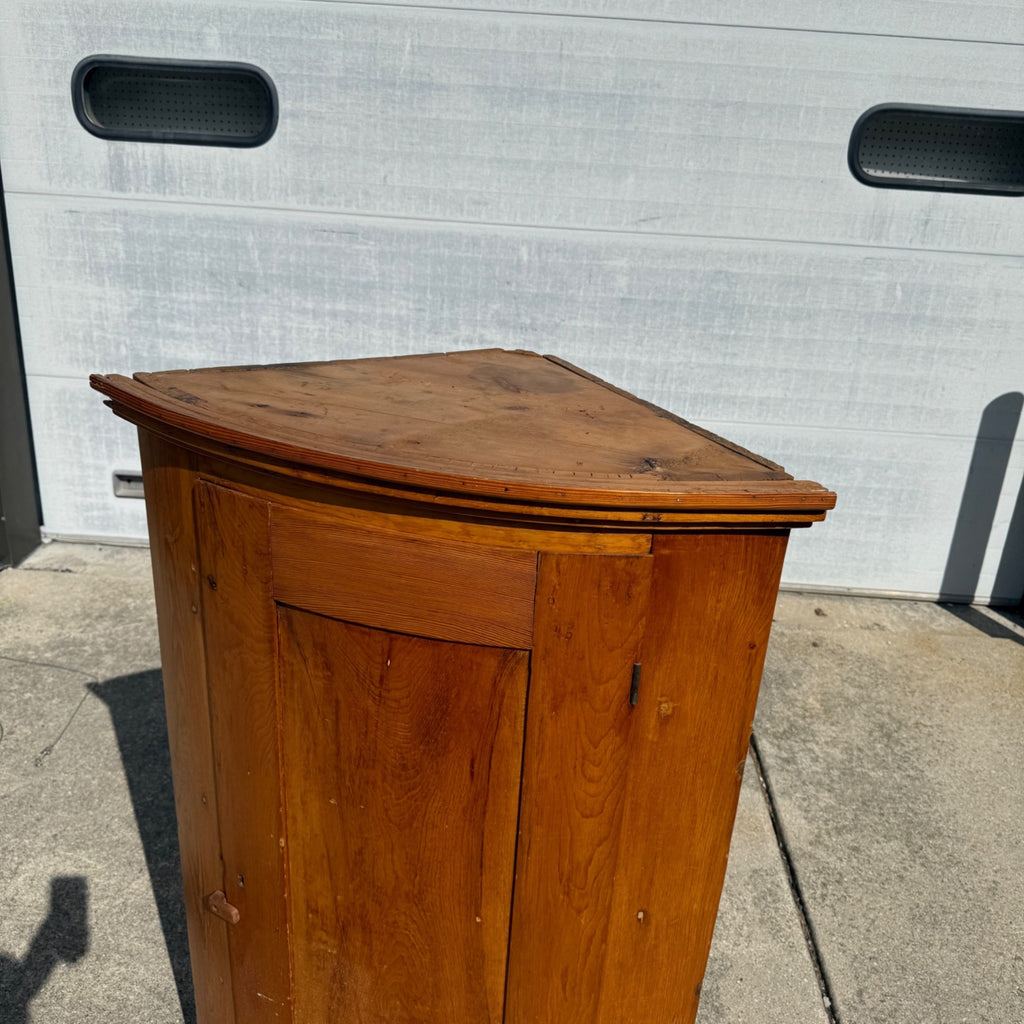 Antique Early American Corner Cupboard Primitive Country Pantry Small Jelly Cabinet