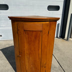 Antique Early American Corner Cupboard Primitive Country Pantry Small Jelly Cabinet