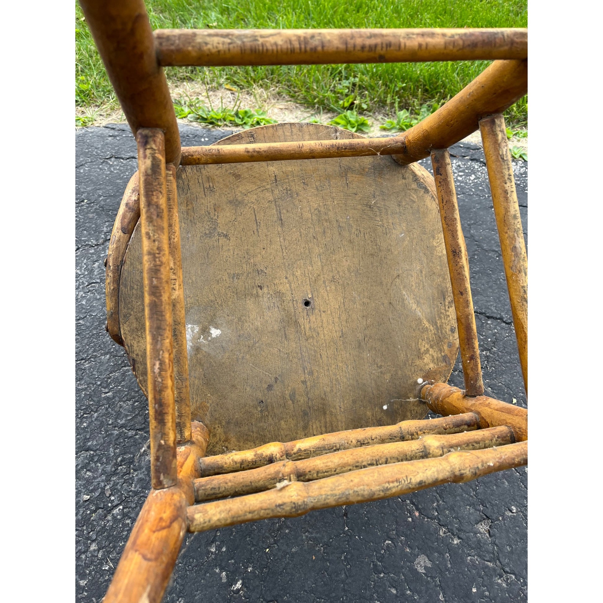 RARE Vintage Pre-Prohibition Cream City Brewing Co. Milwaukee Tavern Bar Chair