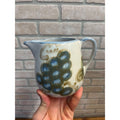 Vintage John B Taylor Louisville KY stoneware Creamer Grape Pattern 4.25" Tall