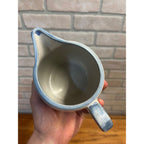 Vintage John B Taylor Louisville KY stoneware Creamer Grape Pattern 4.25" Tall