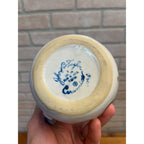 Vintage John B Taylor Louisville KY stoneware Creamer Grape Pattern 4.25" Tall