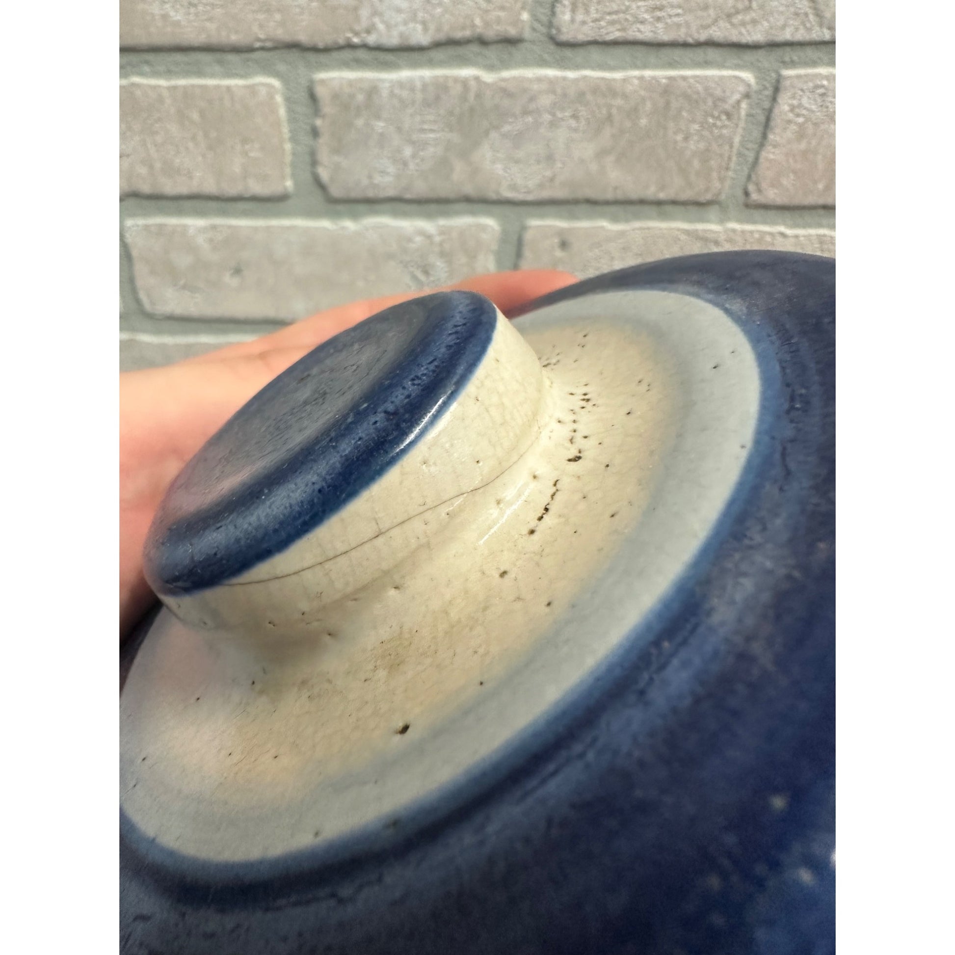 MA Hadley Pottery 4.75" Dia Replacement Lid Sugar Lidded Jar