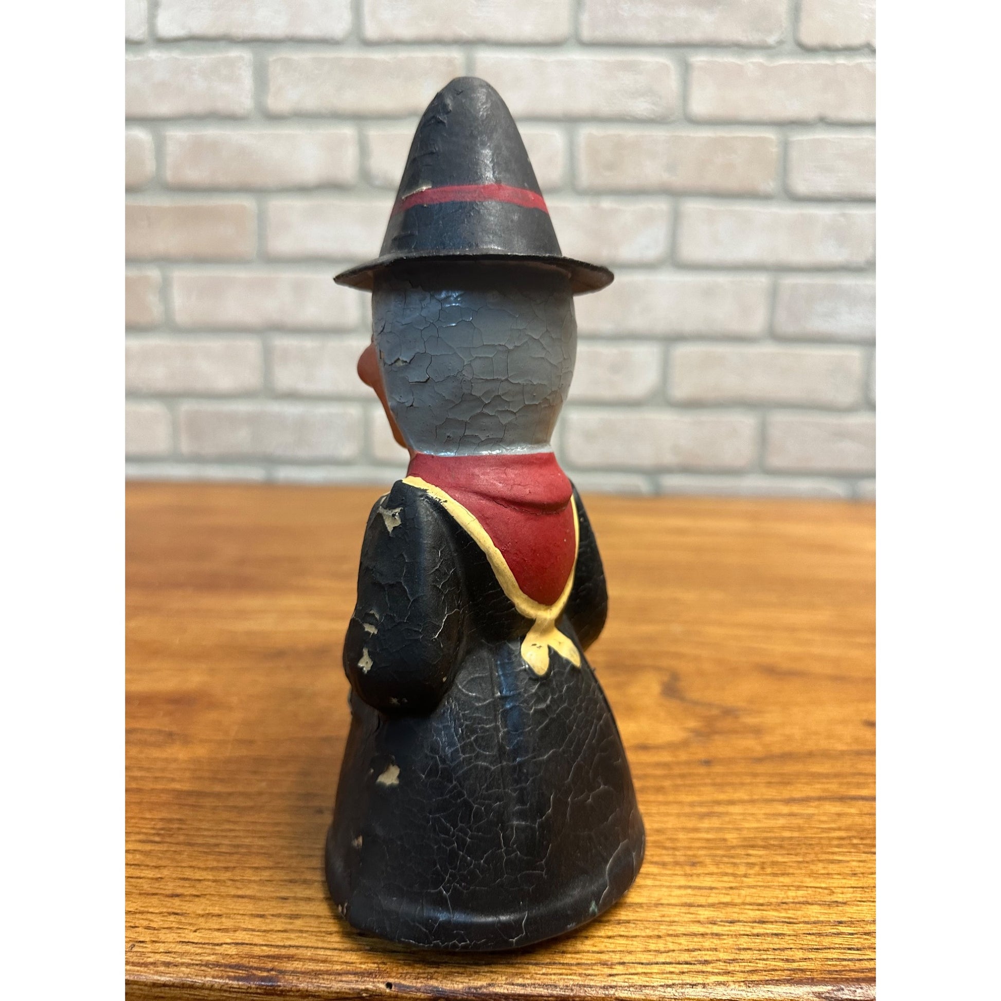 Vintage 1930s Halloween Witch Candy Container German 8.5" Tall
