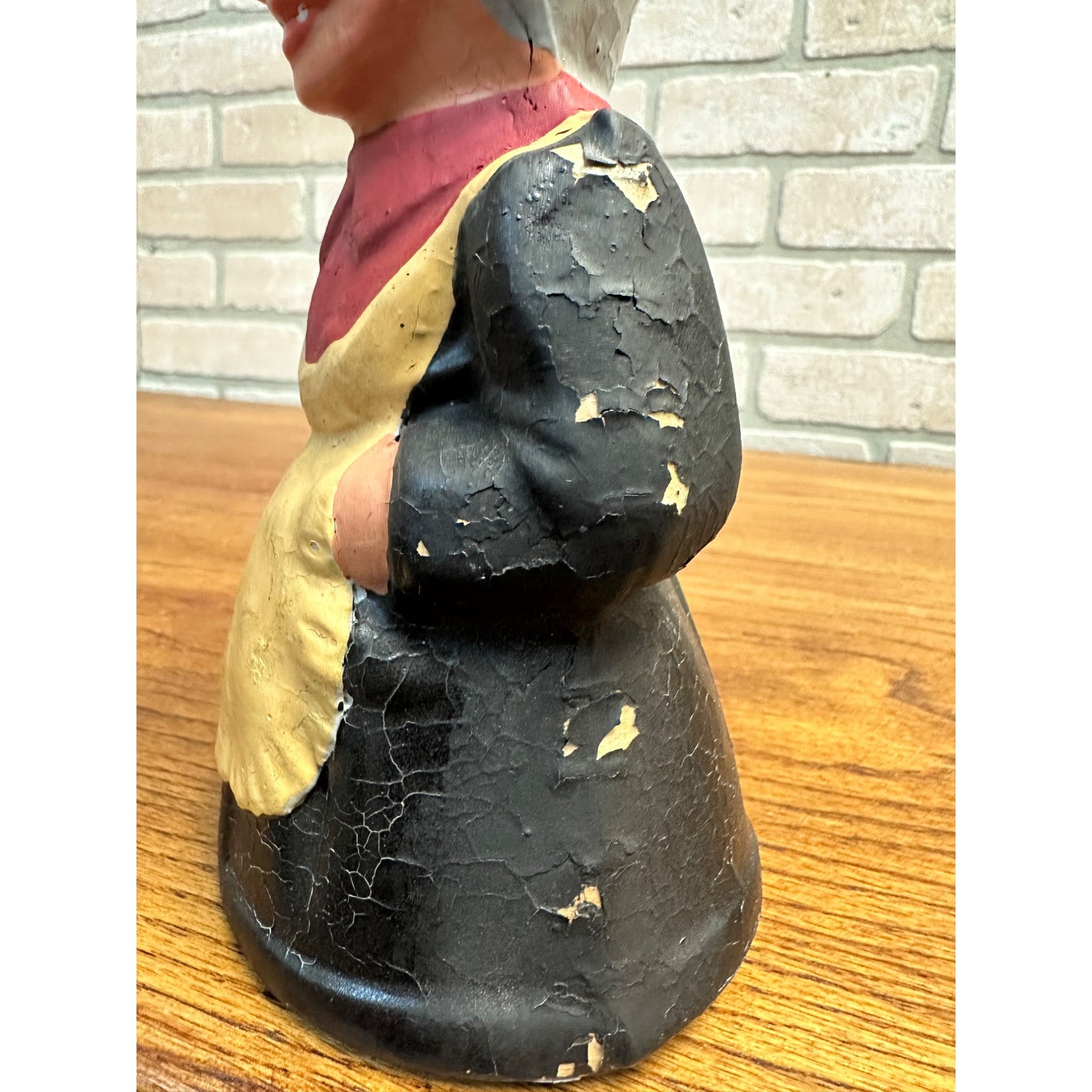 Vintage 1930s Halloween Witch Candy Container German 8.5" Tall