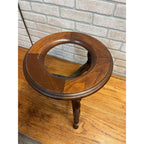 Antique Victorian Walnut Commode Chair Patent 1875 Chamber Pot Stand Primitive