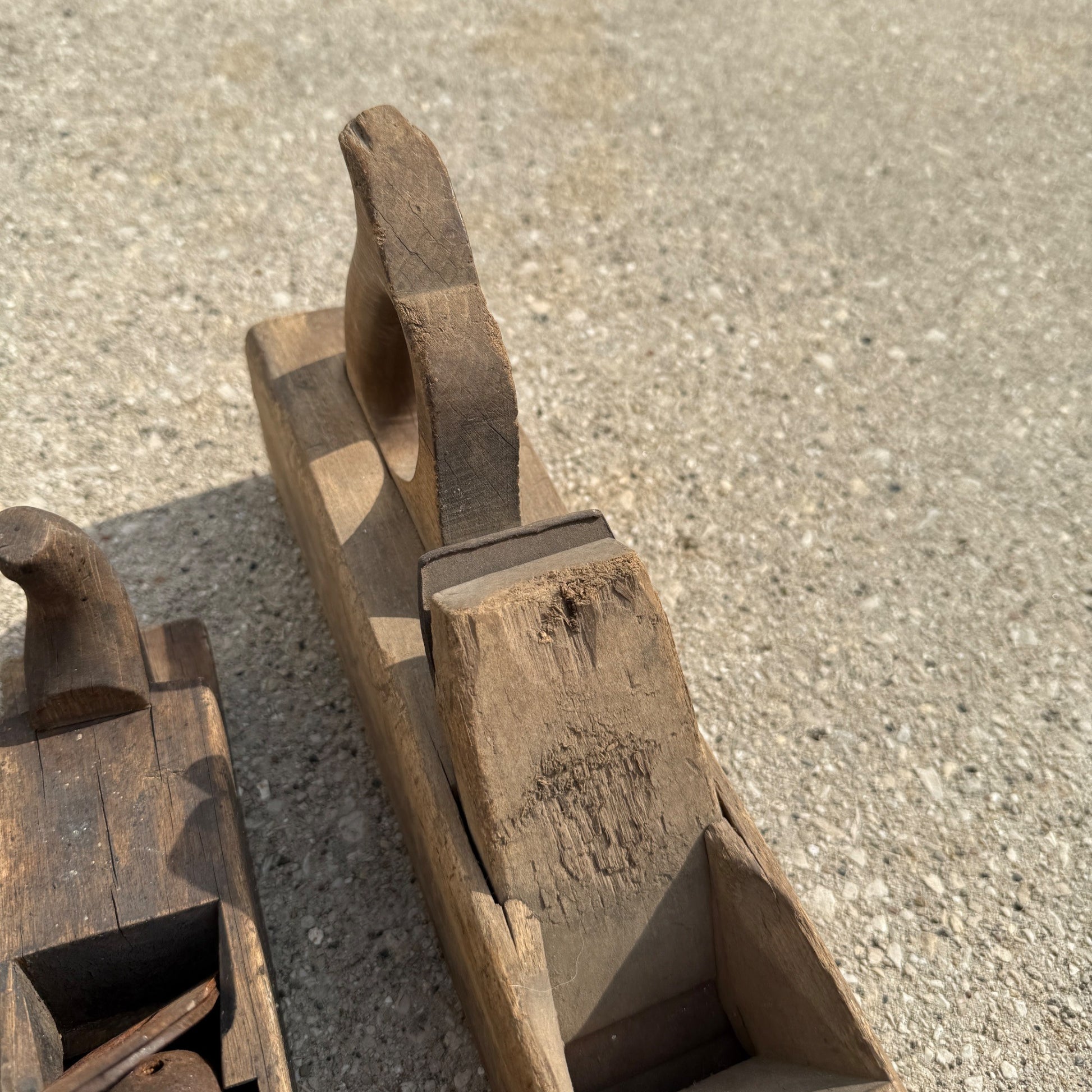 Vintage Antique Lot Woodworking Wooden Black Planes for parts Repair Stanley