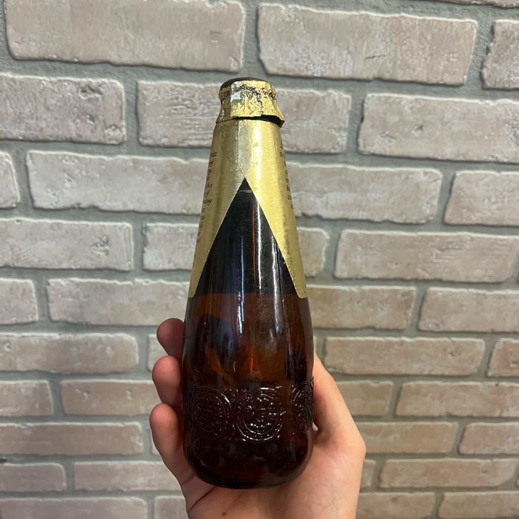 Vintage 1970s Schlitz Foil Glass 1980s Milwaukee Wis Beer Bottle Stubby