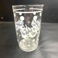 Vintage Bubble Up White Line Marked ACL Soda Fountain Glass Advertising