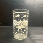 Vintage Bubble Up White Line Marked ACL Soda Fountain Glass Advertising