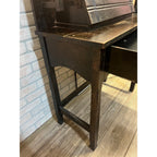 Antique 1900s Arts & Crafts Mission Gothic Student's Secretary Desk Dark Academia