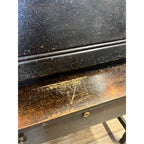 Antique 1900s Arts & Crafts Mission Gothic Student's Secretary Desk Dark Academia