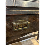 Antique 1900s Arts & Crafts Mission Gothic Student's Secretary Desk Dark Academia