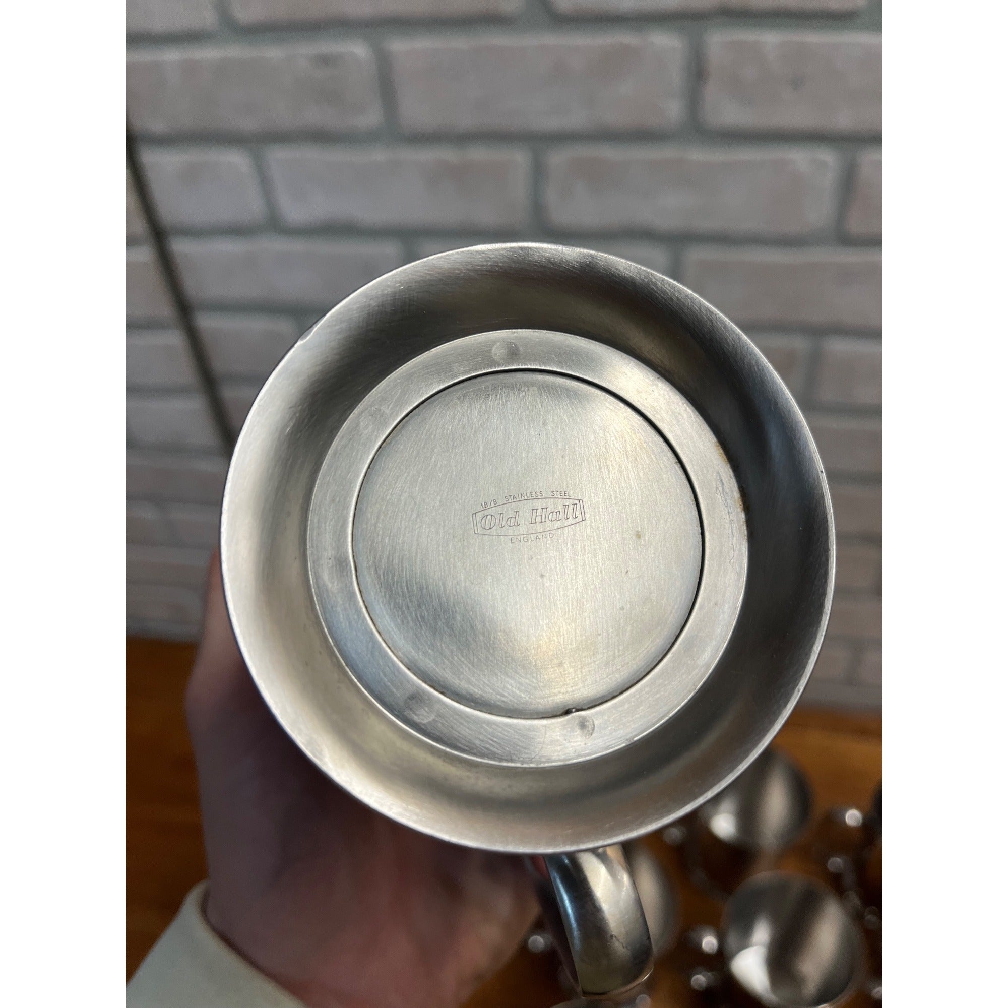 Vintage 1960s Old Hall Stainless PINT Tankards Mugs MCM Robert Welch Set 13