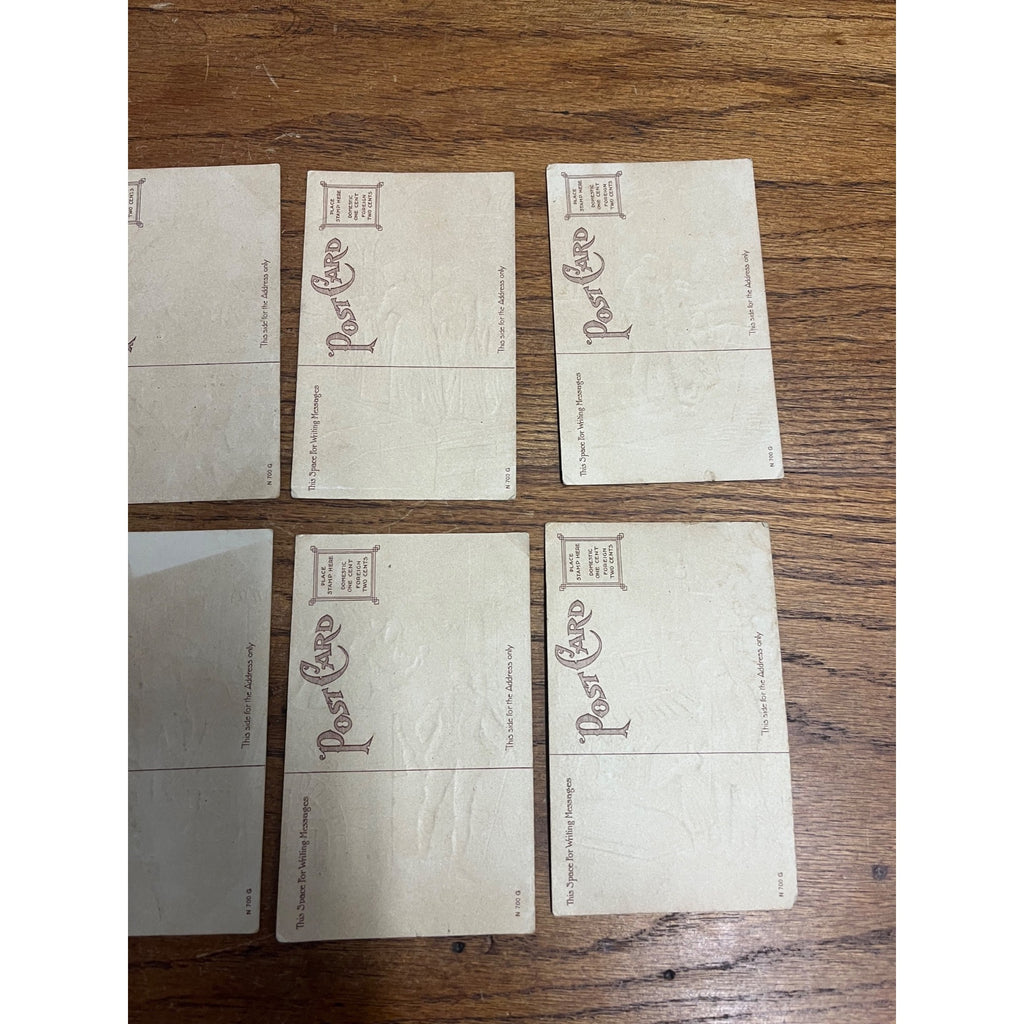 Vintage 1912 Lord's Prayer Postcards Our Father Who Art in Heaven Set (8)