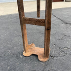 1900s ANTIQUE CAST IRON J.C.MOORE & CO. WAGON JACK STAND RACINE WIS