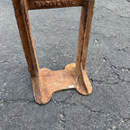 1900s ANTIQUE CAST IRON J.C.MOORE & CO. WAGON JACK STAND RACINE WIS