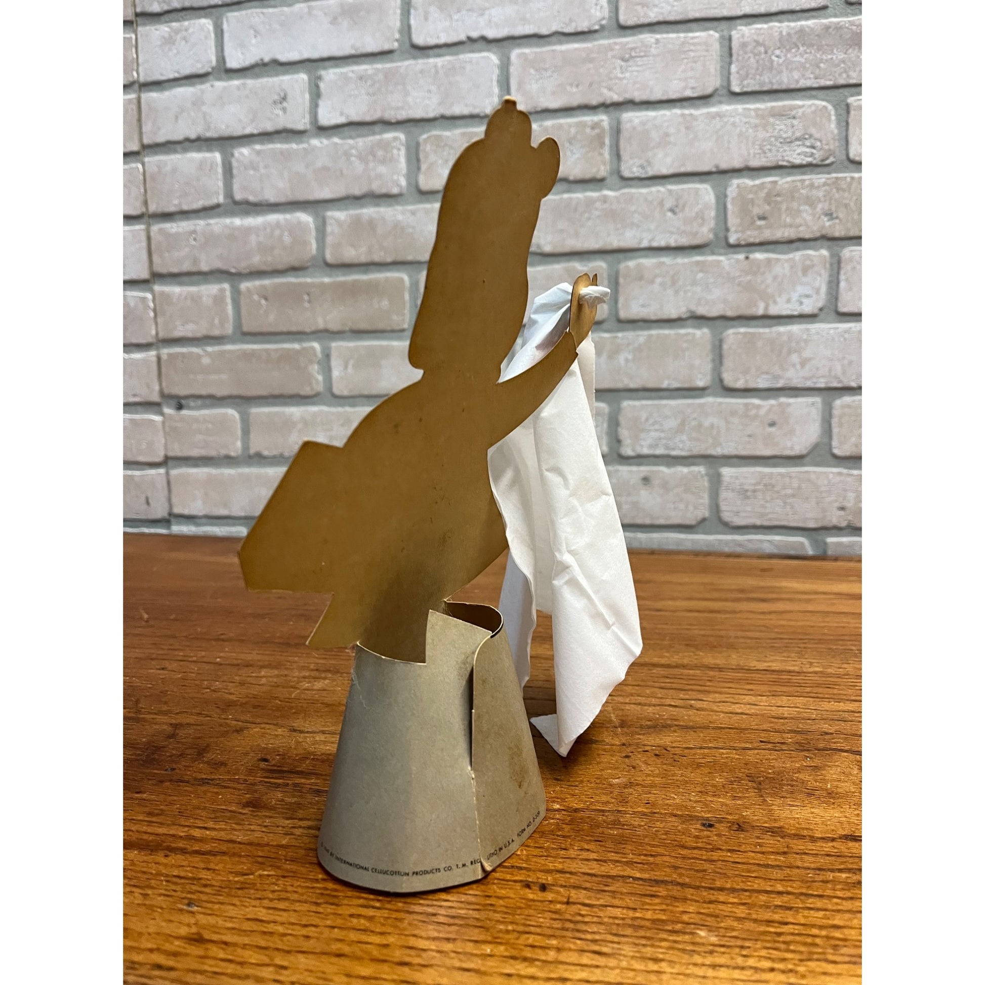 Vintage Kleenex Tissues Little Lulu Countertop Store Display Advertising Sign