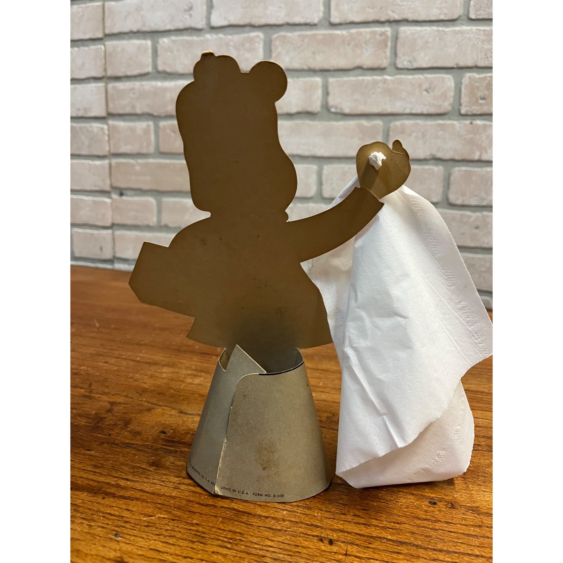 Vintage Kleenex Tissues Little Lulu Countertop Store Display Advertising Sign