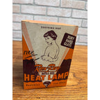 Vintage Rex-Ray Infa-Red 1950s 60s Heat Tanning Lamp Bulb Box Retro Prop Display
