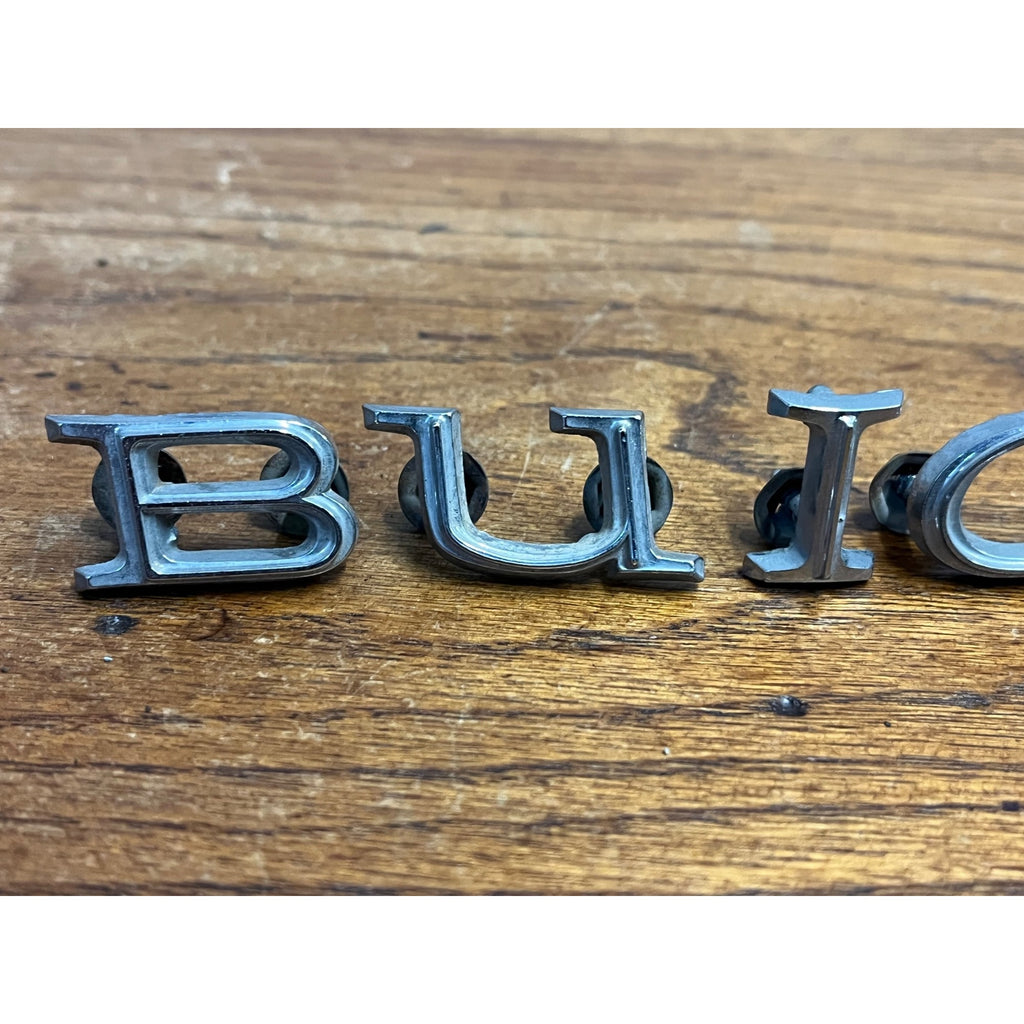 1964 1965 Buick Special Trunk Letters "BUICK" Letters 64 65 Set Emblem OEM