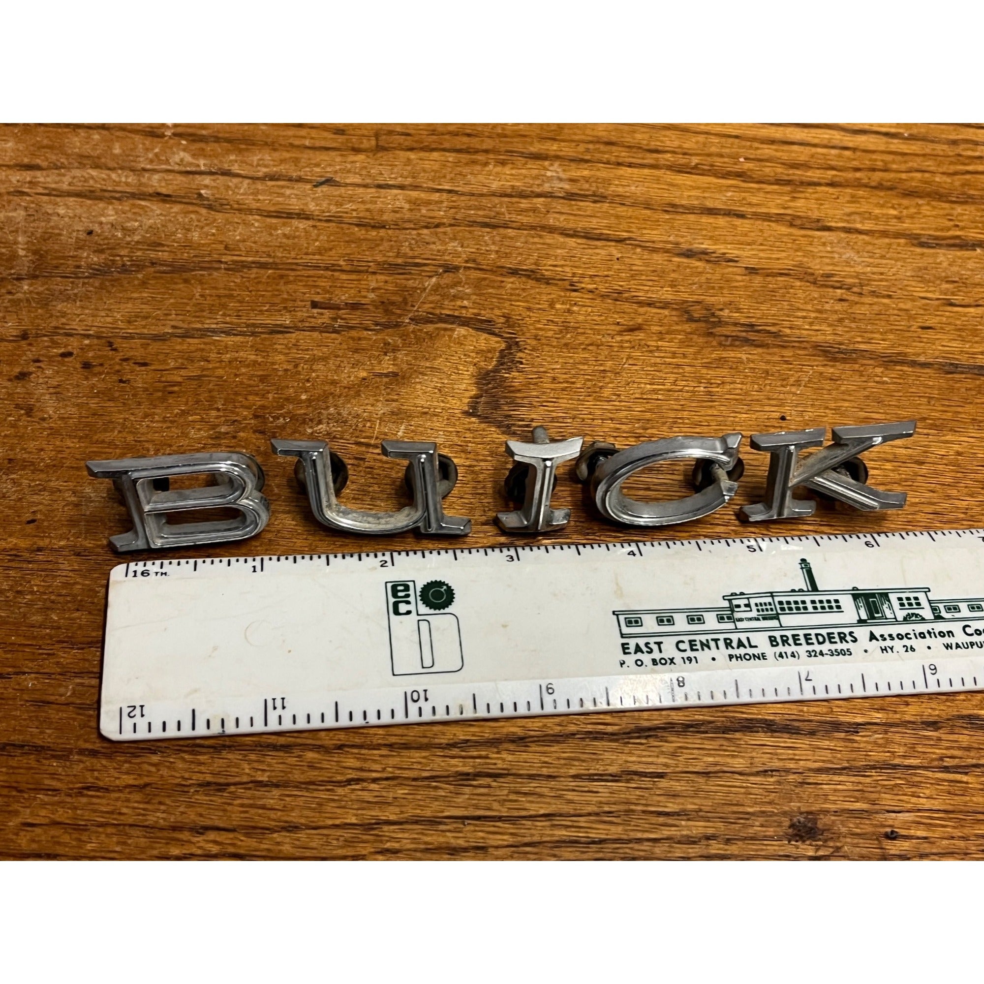 1964 1965 Buick Special Trunk Letters "BUICK" Letters 64 65 Set Emblem OEM