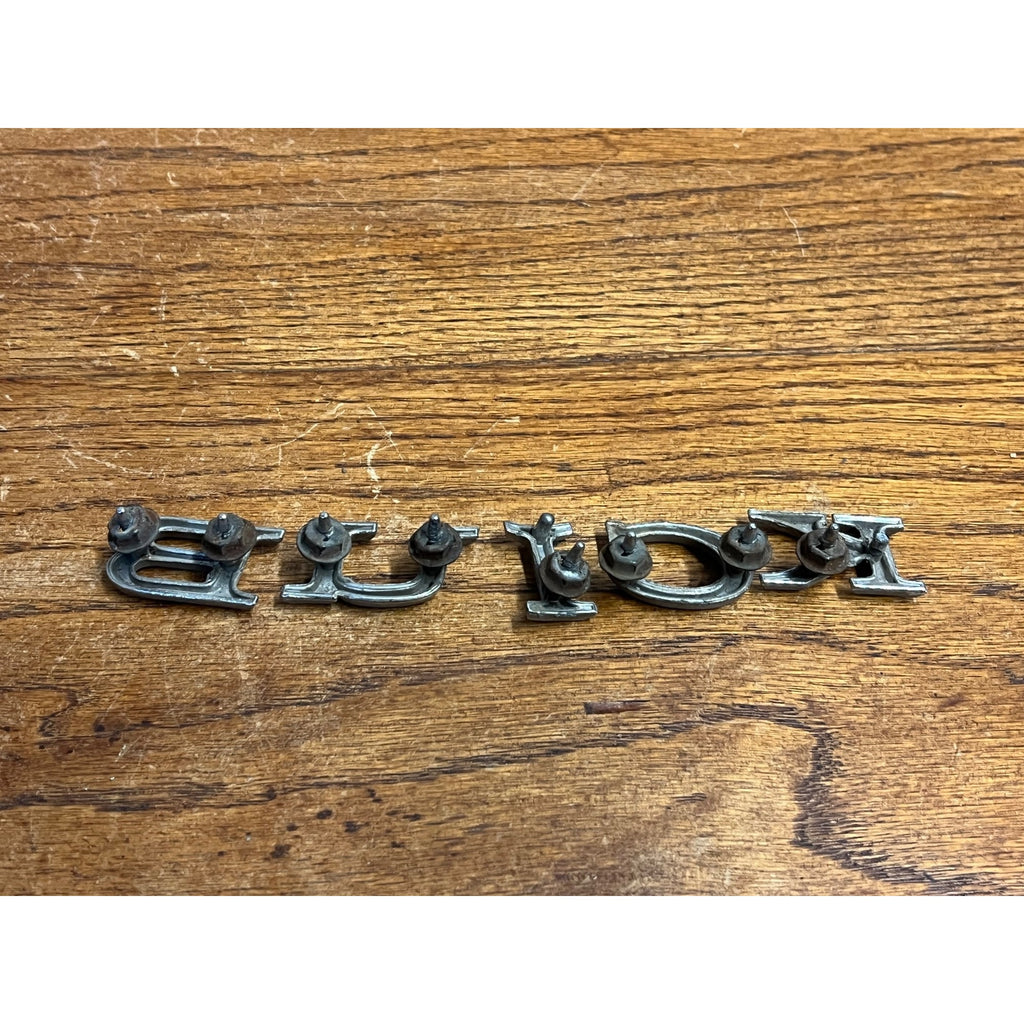 1964 1965 Buick Special Trunk Letters "BUICK" Letters 64 65 Set Emblem OEM