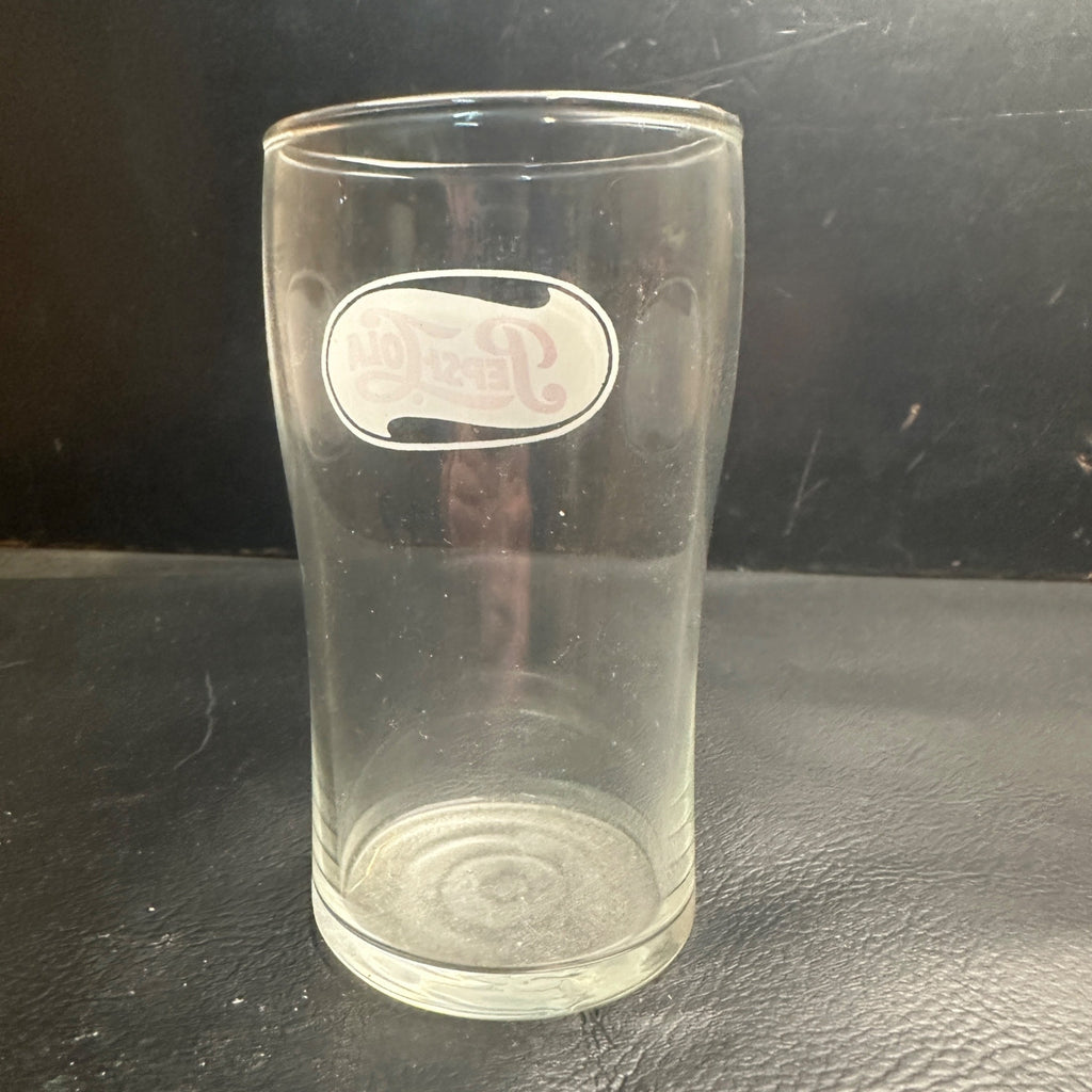 Vintage Pepsi Cola ACL SIngle Dot Fountain Glass Advertising