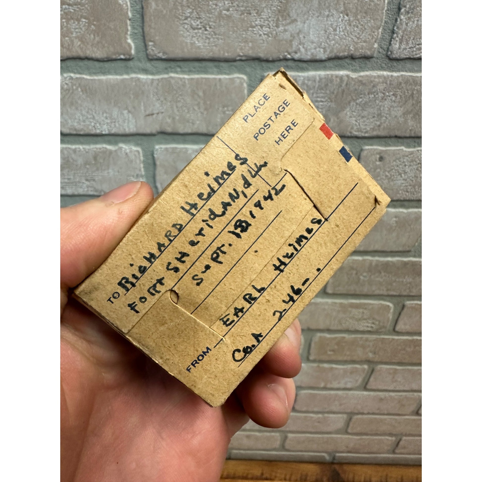 Original WWII Fort Sheridan Illinois 25 Souvenir Mini Photographs Photos Mailed