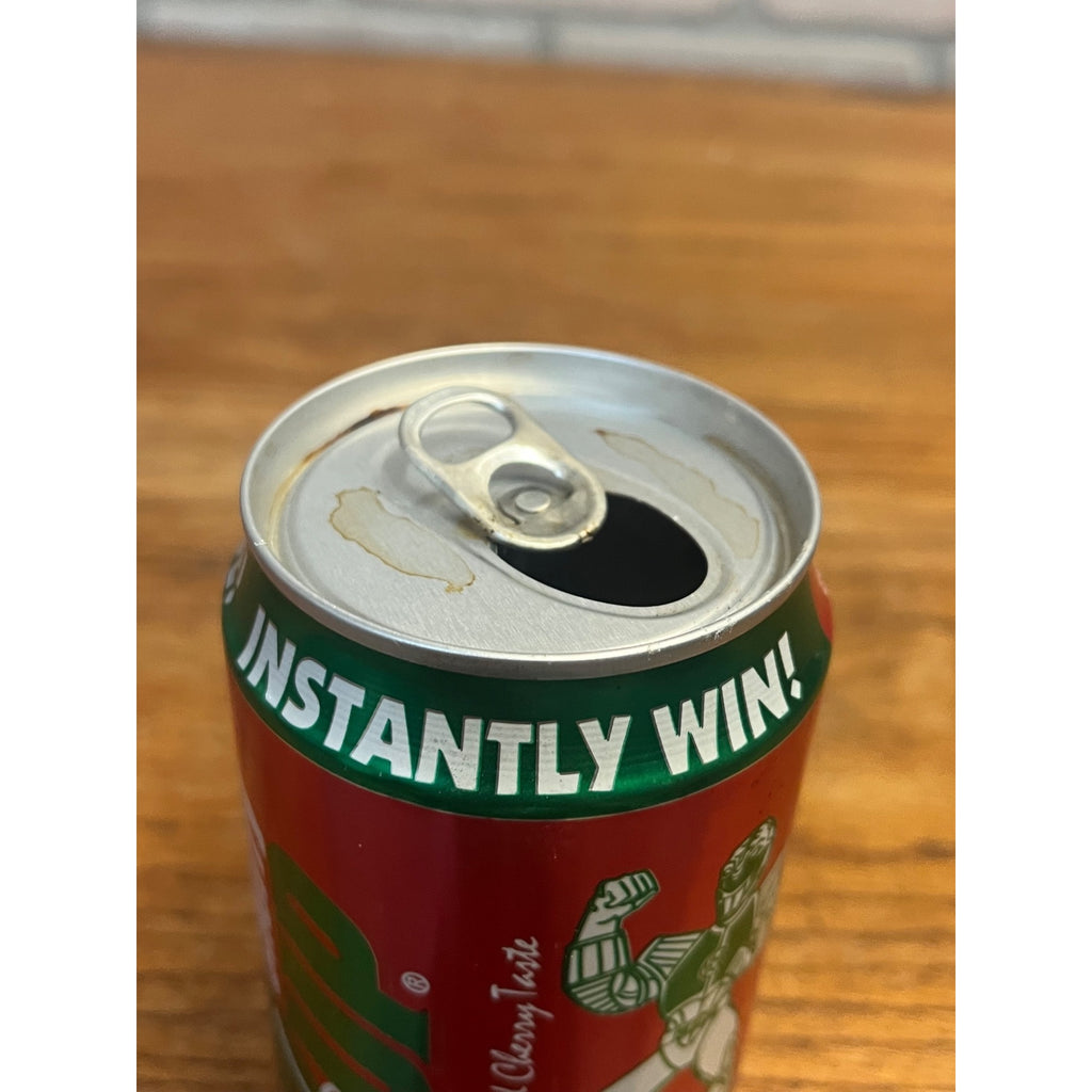 Vintage Cherry 7UP Aluminum Soda Can “Power Ranger Sweepstakes” Empty 1995