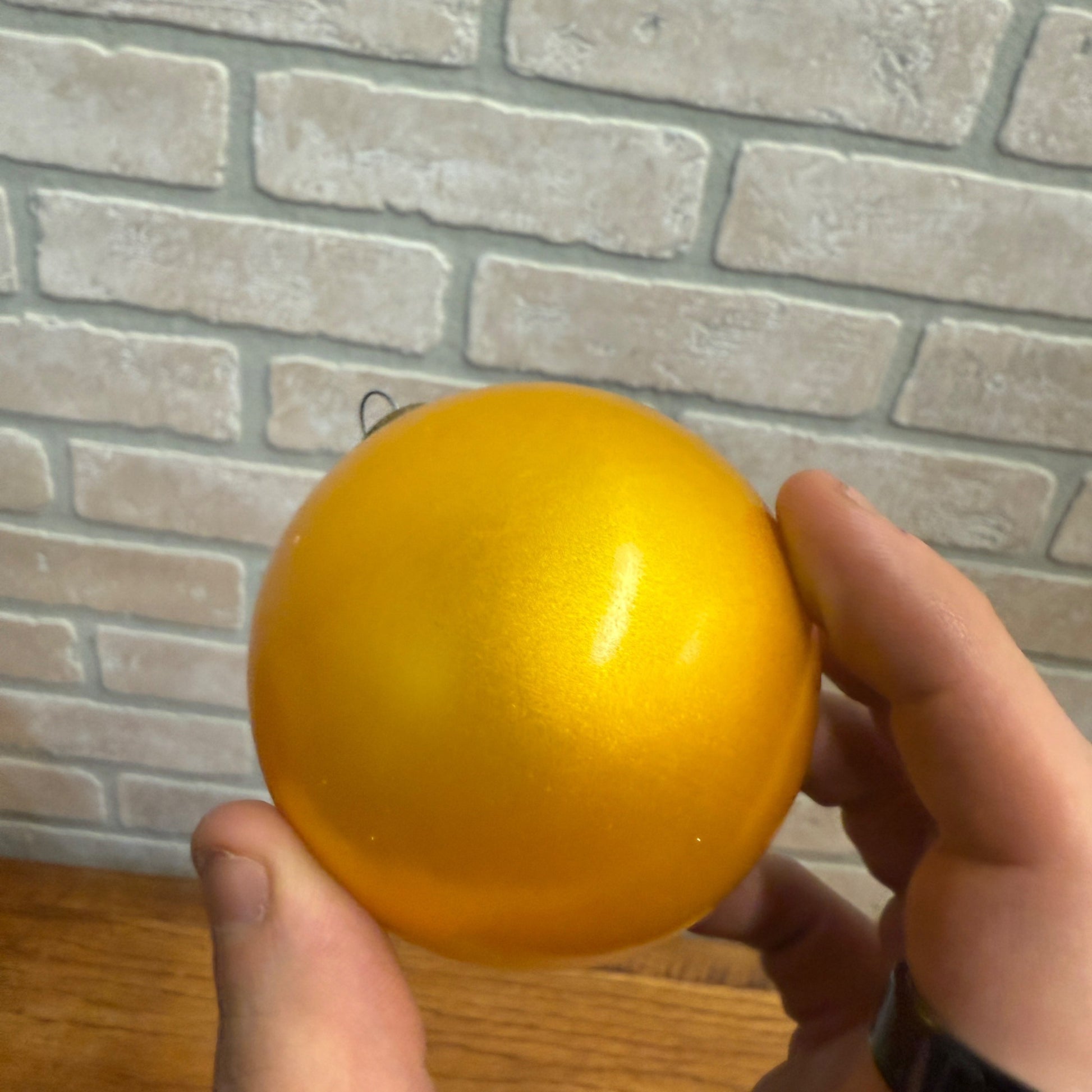 Vintage 1990 Barton Roller Mill Wisconsin WI Wis Glass Ornament West Bend