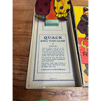 Vintage Quack Ring Toss Game Rosebud Art Co. New York USA 1940 Clown and Goose
