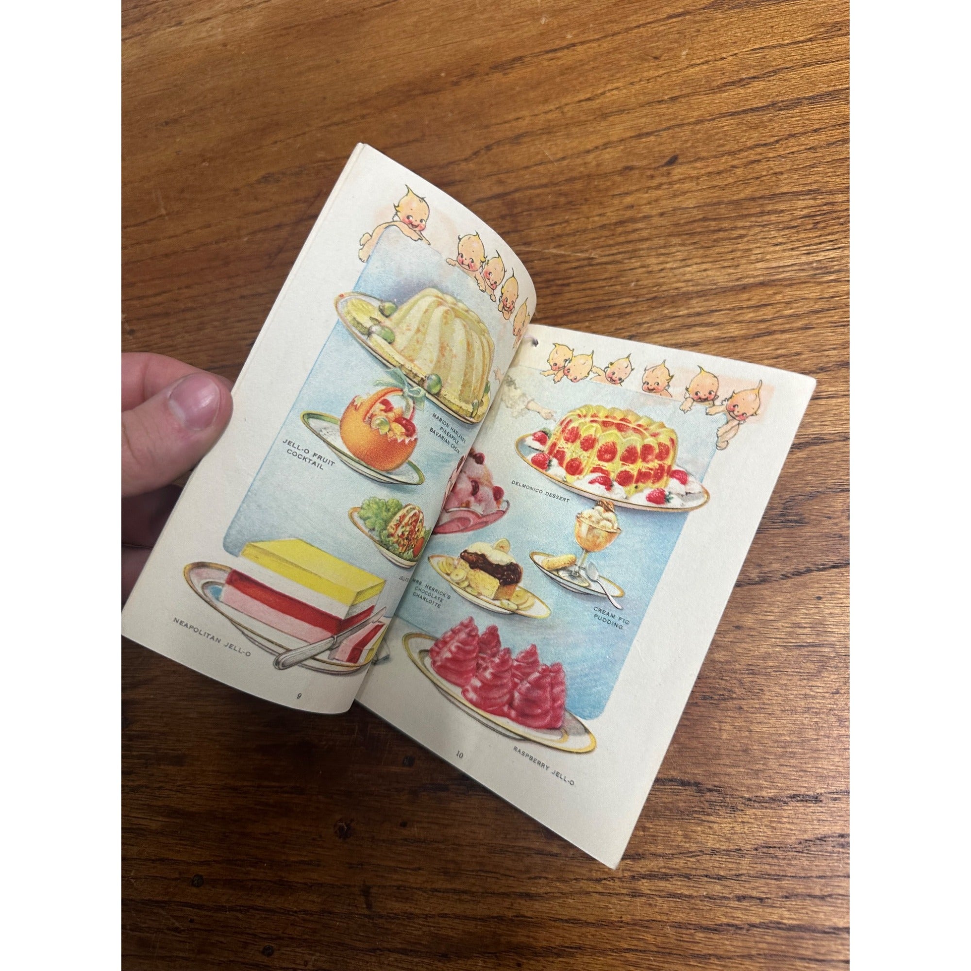 Antique 1915 Jell-O & Kewpies Advertising Dessert Recipe Booklet Phamplet Vintage