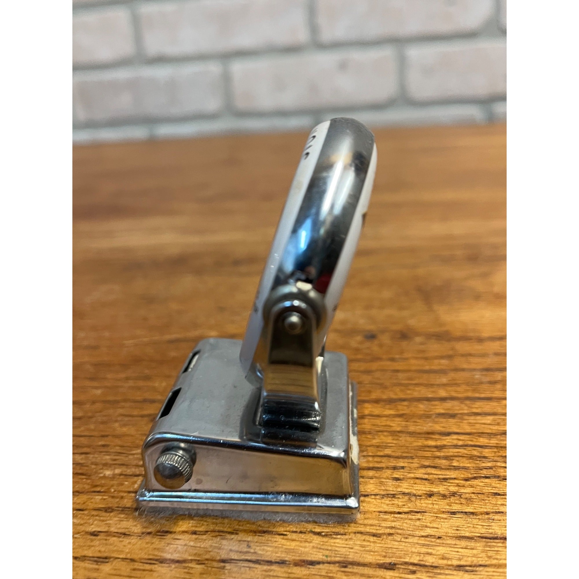 Vintage Perpetual Flip Mechanical Desktop Calendar Metal Illinois Land of Lincoln