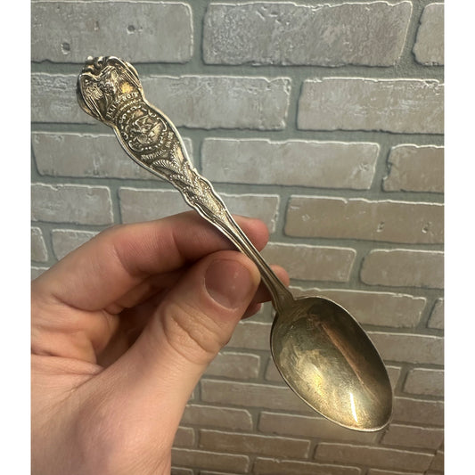 Vintage Wm. Rogers & Son AA Illinois National Union Collector Souvenir Spoon SIlver Plate