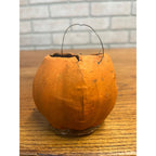 Antique Original German Halloween 3" Jack O' Lantern JOL Vintage