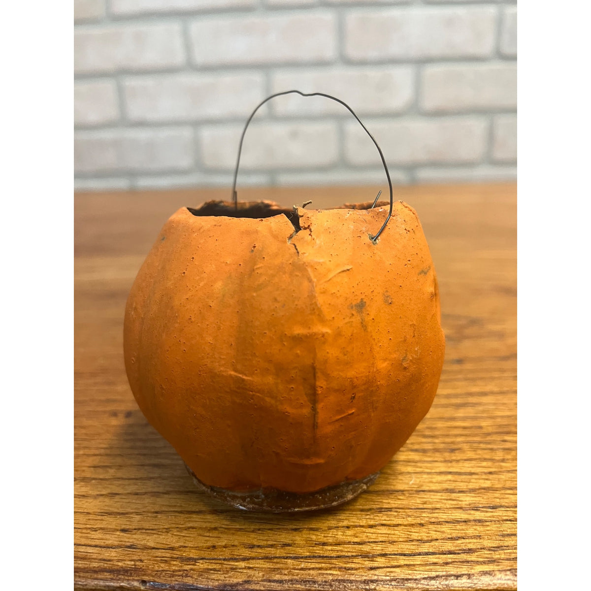 Antique Original German Halloween 3" Jack O' Lantern JOL Vintage