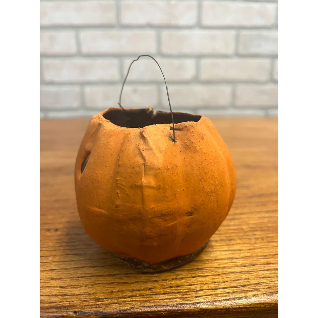 Antique Original German Halloween 3" Jack O' Lantern JOL Vintage