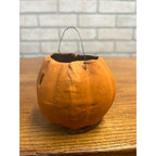 Antique Original German Halloween 3" Jack O' Lantern JOL Vintage