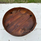 Antique 19th Century Bent Wood Pantry Box Cheese Crate Primitive Country