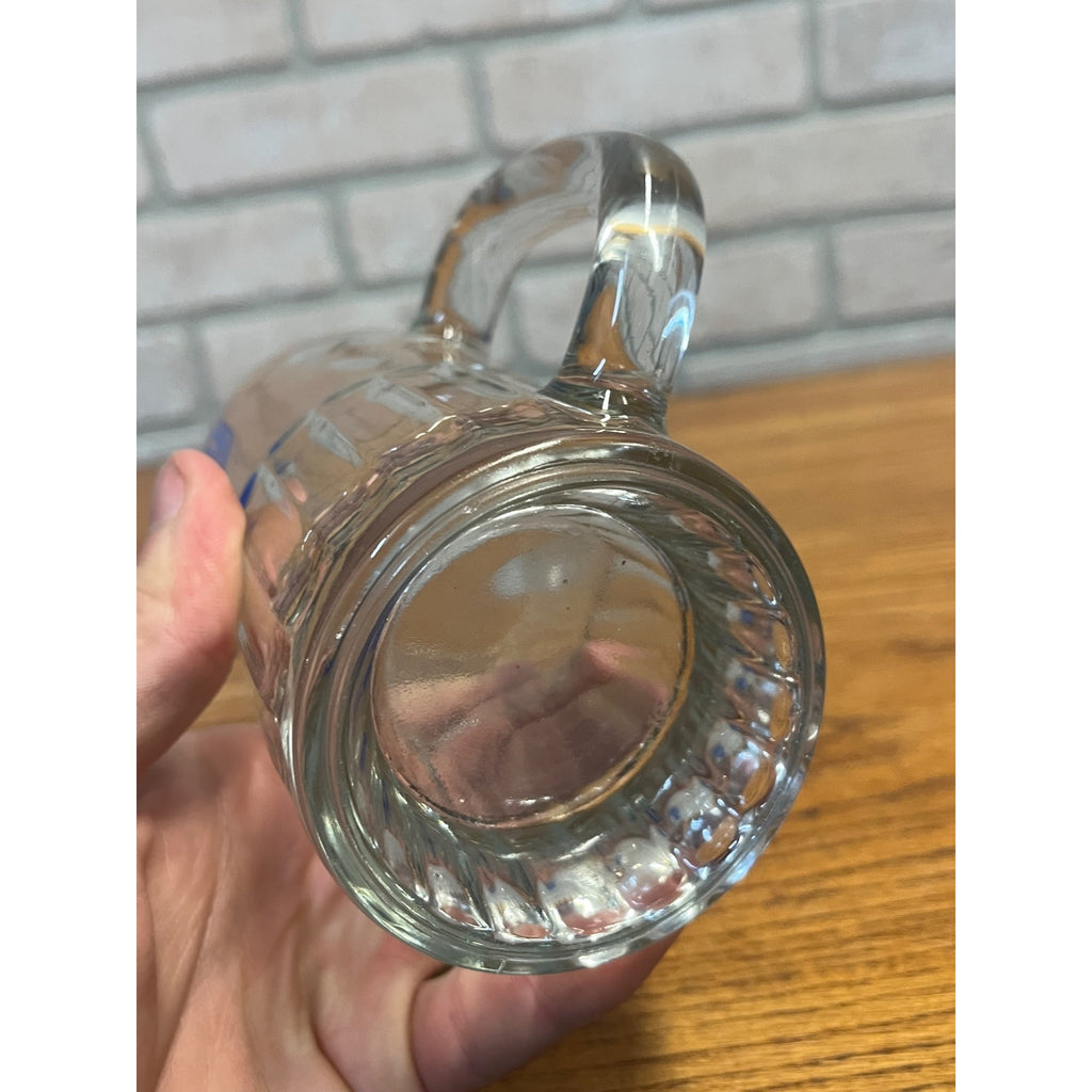 Vintage Heileman's Old Style Beer Heavy Glass Mug Stein Barware Wisconsin