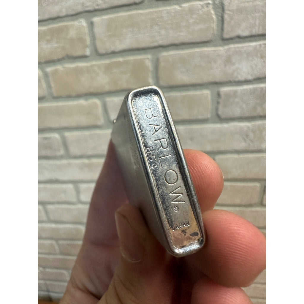 Vintage Barlow Advertising Lighter JONAS FERTILIZER & SEED Gravity Box Farm