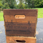 RARE Vintage Life Beverages Wood Soda Crate Cedar Rapids Iowa Witwer Grocery