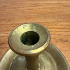Vintage Brass Candlestick Candle Holder Primitive Farmhouse Style