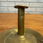 Vintage Brass Candlestick Candle Holder Primitive Farmhouse Style