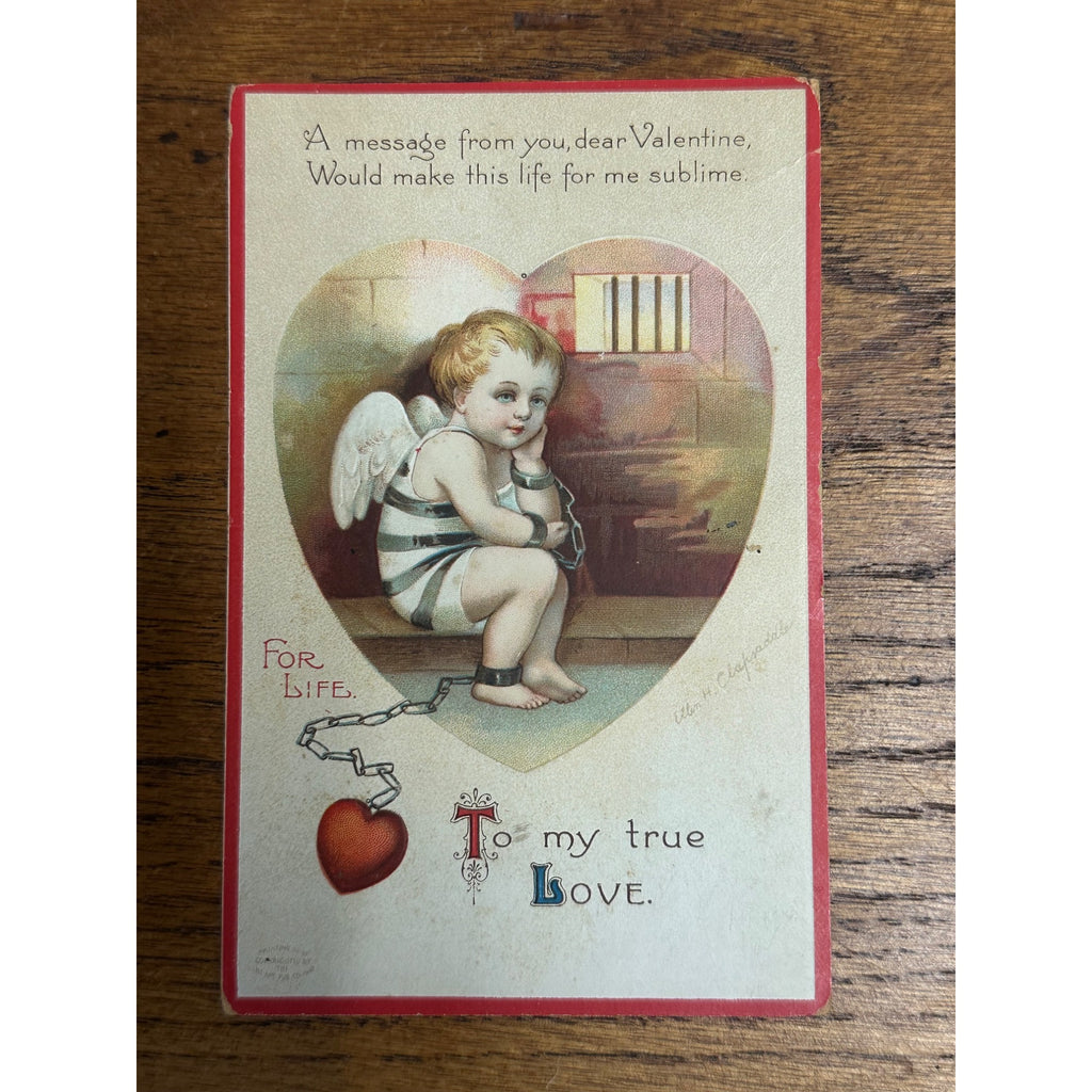 Vintage Ellen Clapsaddle Artist Signed Postcard Valentine's Day Series #1829